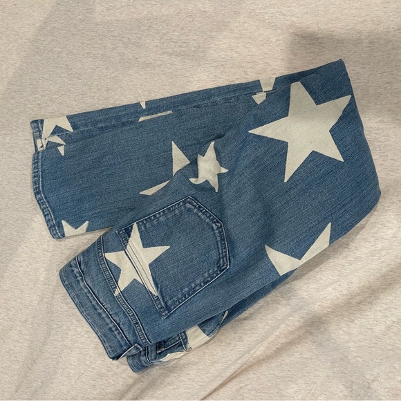 Stella McCartney Star Print Skinny Jeans Light Wash IT 38 / US 24 - Picture 3 of 7
